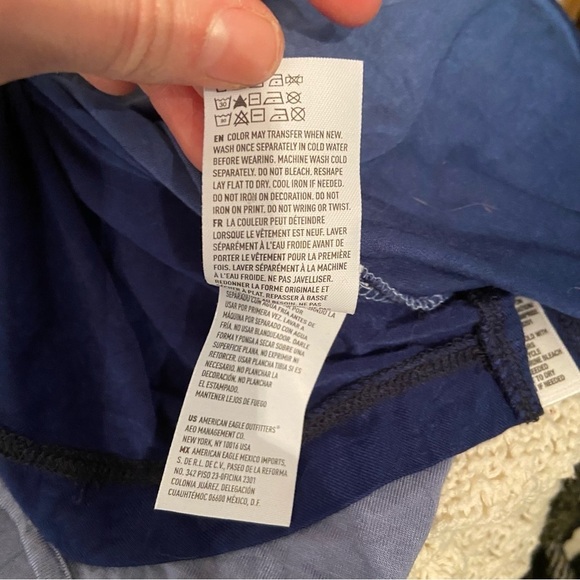 BNWOT American Eagle Outfitters blue ombré soft & sexy‎ tank top in  size small - Picture 10 of 10